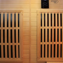 Hydrosan Sauna-Kombination Infrarot/Finnisches Moos1 mit 6-kW-Ofen für 4-5 Personen, 150 x 150 cm, 2-in-1