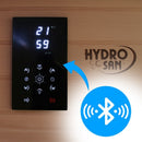 Hydrosan Sauna-Kombination Infrarot/Finnisches Moos1 mit 6-kW-Ofen für 4-5 Personen, 150 x 150 cm, 2-in-1