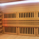 Hydrosan Sauna-Kombination Infrarot/Finnisches Moos2 mit 8-kW-Ofen für 5-6 Personen, 200 x 200 cm, 2-in-1