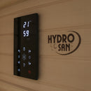 Hydrosan Sauna-Kombination Infrarot/Finnisches Moos2 mit 8-kW-Ofen für 5-6 Personen, 200 x 200 cm, 2-in-1
