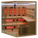 Hydrosan Sauna-Kombination Infrarot/Finnisches Moos2 mit 8-kW-Ofen für 5-6 Personen, 200 x 200 cm, 2-in-1