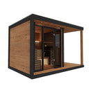Hydrosan Finnischer Gartenpavillon mit Nori-Ofen (9 kW), 6-7 Personen, 250 x 350 cm