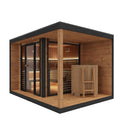 Hydrosan Finnischer Gartenpavillon mit Nori-Ofen (9 kW), 6-7 Personen, 250 x 350 cm