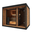 Hydrosan Finnischer Gartenpavillon mit Selin-Ofen (9 kW), 6 Personen, 205 x 300 cm