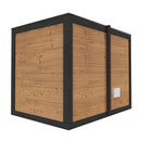 Hydrosan Finnischer Gartenpavillon mit Selin-Ofen (9 kW), 6 Personen, 205 x 300 cm