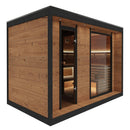 Hydrosan Finnischer Gartenpavillon mit Silva-Ofen (9 kW), 6–7 Personen, 250 x 410 cm