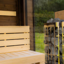 Hydrosan Finnischer Gartenpavillon mit Nori-Ofen (9 kW), 6-7 Personen, 250 x 350 cm