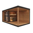 Hydrosan Finnischer Gartenpavillon mit Gabi-Ofen (9 kW), 6-7 Personen, 250 x 500 cm