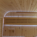 Hydrosan Finnische Garten-Fasssauna mit Molde-Ofen für 2-4 Personen, 180 x 200 cm