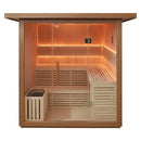 Hydrosan Finnische Gartensauna mit Asker-Neuofen für 4-6 Personen, 180 x 180 cm