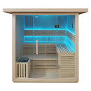 Hydrosan Finnische Gartensauna mit Asker-Neuofen für 4-6 Personen, 180 x 180 cm