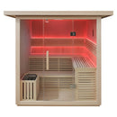 Hydrosan Finnische Gartensauna mit Asker-Neuofen für 4-6 Personen, 180 x 180 cm
