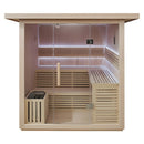 Hydrosan Finnische Gartensauna mit Asker-Neuofen für 4-6 Personen, 180 x 180 cm