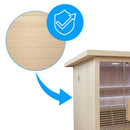 Hydrosan Finnische Gartensauna mit Asker-Neuofen für 4-6 Personen, 180 x 180 cm