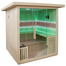 Hydrosan Finnische Gartensauna mit Asker-Neuofen für 4-6 Personen, 180 x 180 cm