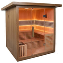 Hydrosan Finnische Gartensauna mit Asker-Neuofen für 4-6 Personen, 180 x 180 cm