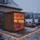 Hydrosan Finnische Gartensauna mit Asker-Neuofen für 4-6 Personen, 180 x 180 cm