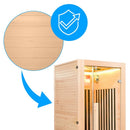 Hydrosan Trockene Infrarotsauna, niedrige Temperatur, ALTA1-CRB, 1-2 Personen, 90x90 cm