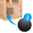Hydrosan Trockene Infrarotsauna, niedrige Temperatur, ALTA1-CRB, 1-2 Personen, 90x90 cm