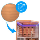 Hydrosan Trockene Infrarotsauna mit niedriger Temperatur, Alta4, 4-5 Personen, 150x150 cm