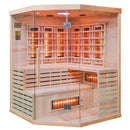Hydrosan Trockene Infrarotsauna mit niedriger Temperatur, Alta4, 4-5 Personen, 150x150 cm