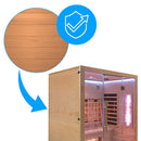 Hydrosan Trockene Infrarotsauna mit niedriger Temperatur, Alta5, 3-4 Personen, 175 x 120 cm