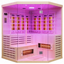 Hydrosan Trockene Infrarotsauna mit niedriger Temperatur, Alta7, 5-6 Personen, 180x180 cm