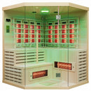 Hydrosan Trockene Infrarotsauna mit niedriger Temperatur, Alta7, 5-6 Personen, 180x180 cm