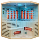 Hydrosan Trockene Infrarotsauna mit niedriger Temperatur, Alta7, 5-6 Personen, 180x180 cm