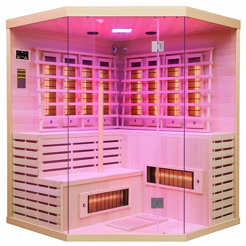 Hydrosan Trockene Infrarotsauna mit niedriger Temperatur, Alta7, 5-6 Personen, 180x180 cm