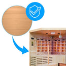 Hydrosan Trockene Infrarotsauna mit niedriger Temperatur, Alta7, 5-6 Personen, 180x180 cm
