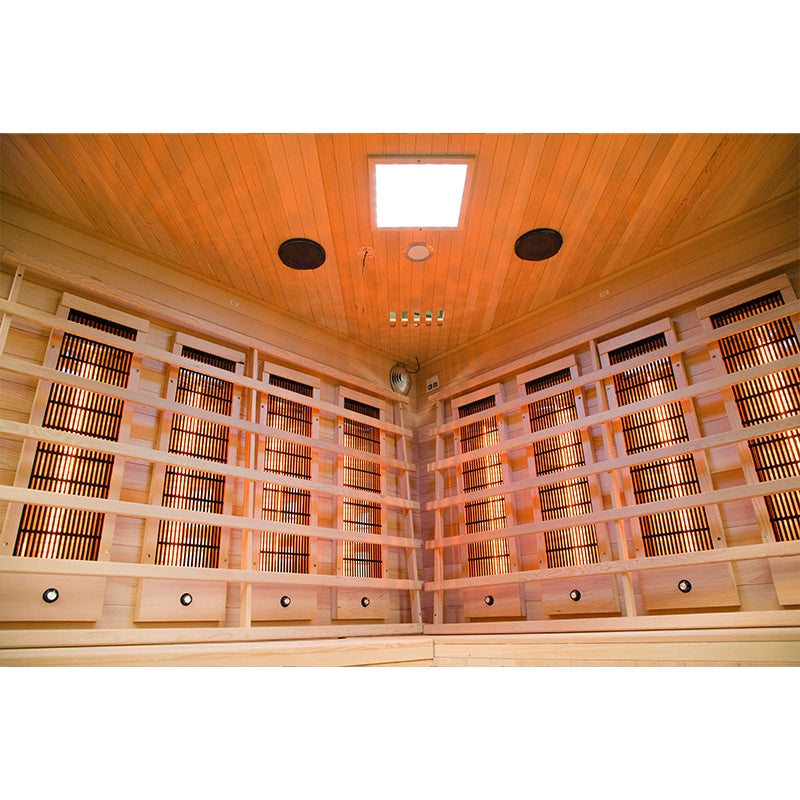 Hydrosan Trockene Infrarotsauna mit niedriger Temperatur, Alta7, 5-6 Personen, 180x180 cm