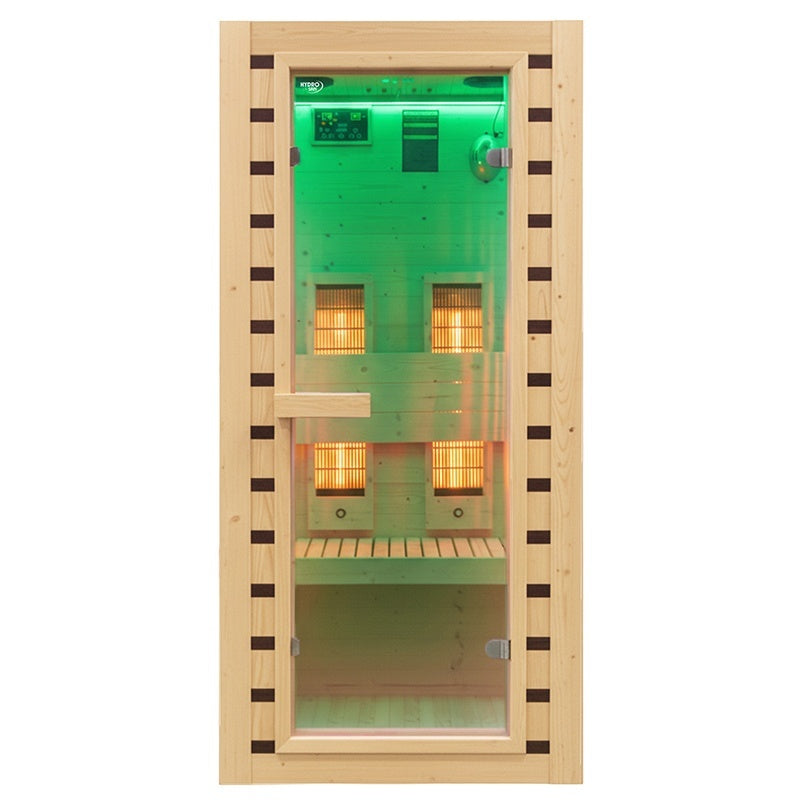 Hydrosan Infrarot-Heimsauna mit niedriger Temperatur, Tromsø1, 1-2 Personen, 90x90 cm, 230 V