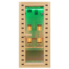 Hydrosan Infrarot-Heimsauna mit niedriger Temperatur, Tromsø1, 1-2 Personen, 90x90 cm, 230 V – Vorschau 8
