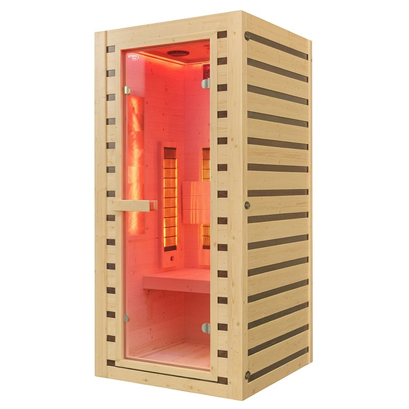 Hydrosan Infrarot-Heimsauna mit niedriger Temperatur, Tromsø1, 1-2 Personen, 90x90 cm, 230 V