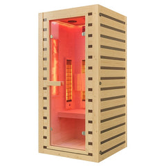 Hydrosan Infrarot-Heimsauna mit niedriger Temperatur, Tromsø1, 1-2 Personen, 90x90 cm, 230 V – Vorschau 9