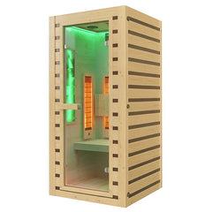 Hydrosan Infrarot-Heimsauna mit niedriger Temperatur, Tromsø1, 1-2 Personen, 90x90 cm, 230 V – Vorschau 11