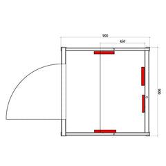 Hydrosan Infrarot-Heimsauna mit niedriger Temperatur, Tromsø1, 1-2 Personen, 90x90 cm, 230 V – Vorschau 25