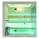 Mazur MUE-1245 Trockensauna mit HARVIA 6kW Heizgerät 220x180x210cm