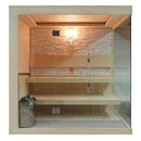 Mazur MUE-1245 Trockensauna mit HARVIA 6kW Heizgerät 220x180x210cm