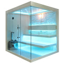 Mazur MUE-1245 Trockensauna mit HARVIA 6kW Heizgerät 220x180x210cm