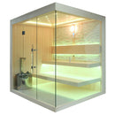 Mazur MUE-1245 Trockensauna mit HARVIA 6kW Heizgerät 220x180x210cm