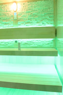 Mazur MUE-1245 Trockensauna mit HARVIA 6kW Heizgerät 220x180x210cm