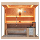 Mazur MUE-1250 Trockensauna mit HARVIA 6kW Heizgerät 220x180x210cm