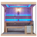 Mazur MUE-1250 Trockensauna mit HARVIA 6kW Heizgerät 220x180x210cm