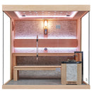 Mazur MUE-1250 Trockensauna mit HARVIA 6kW Heizgerät 220x180x210cm