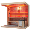 Mazur MUE-1250 Trockensauna mit HARVIA 6kW Heizgerät 220x180x210cm