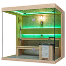 Mazur MUE-1250 Trockensauna mit HARVIA 6kW Heizgerät 220x180x210cm