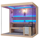 Mazur MUE-1250 Trockensauna mit HARVIA 6kW Heizgerät 220x180x210cm