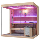 Mazur MUE-1250 Trockensauna mit HARVIA 6kW Heizgerät 220x180x210cm
